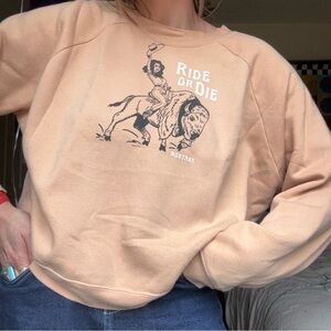 Intrigue Ink Ride or Die Crewneck Sweatshirt size XL